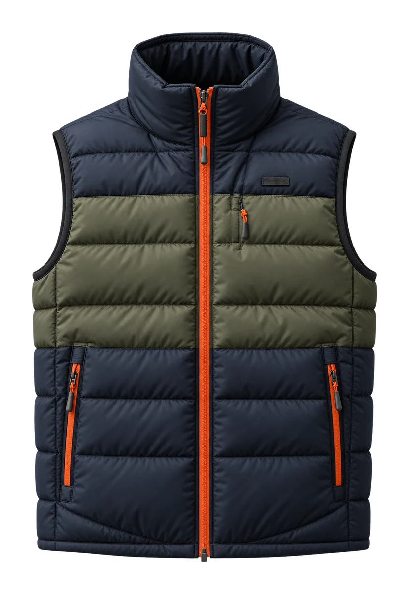 Stratus Vest, front, EARTH concept render
